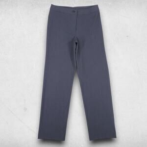 Pendleton Dress Pants Women 12 Dk Gray 100% Worsted Wool Twill Office Career